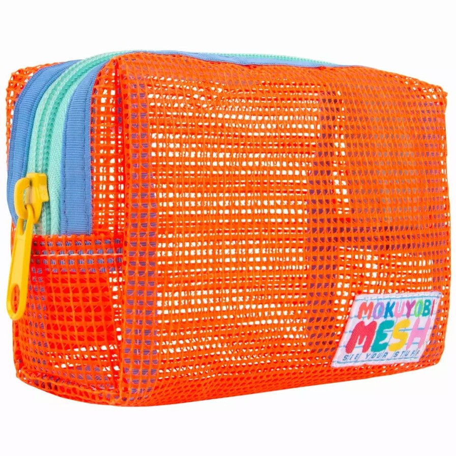 Bags * | Mokuyobi New Tiger Mesh Chubby Zip Pouch