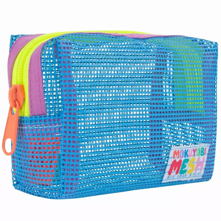 Bags * | Mokuyobi Lake Mesh Chubby Zip Pouch