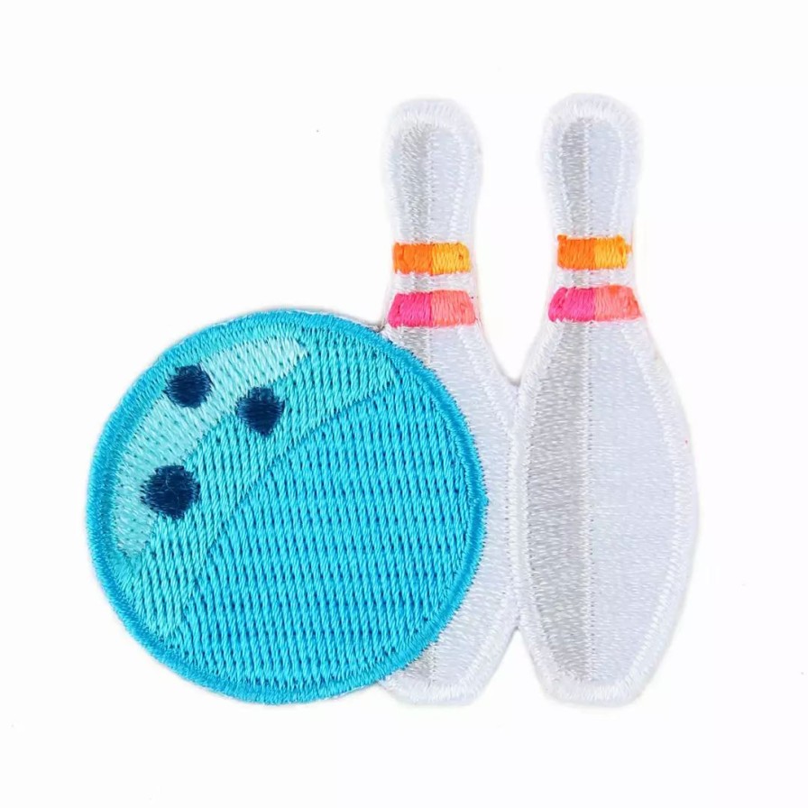 Accessories * | Mokuyobi Accessories Bowling Embroidered Sticker