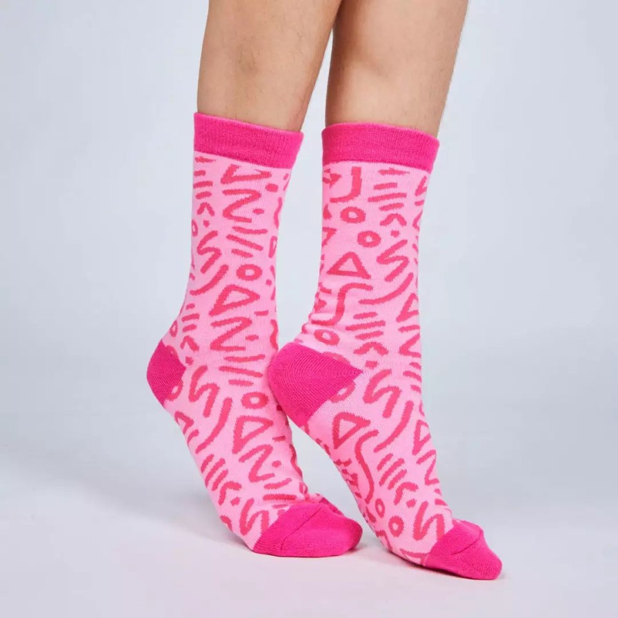 Accessories * | Mokuyobi New Raspberry Zap Socks