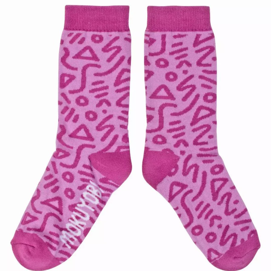 Accessories * | Mokuyobi Grape Jelly Zap Socks