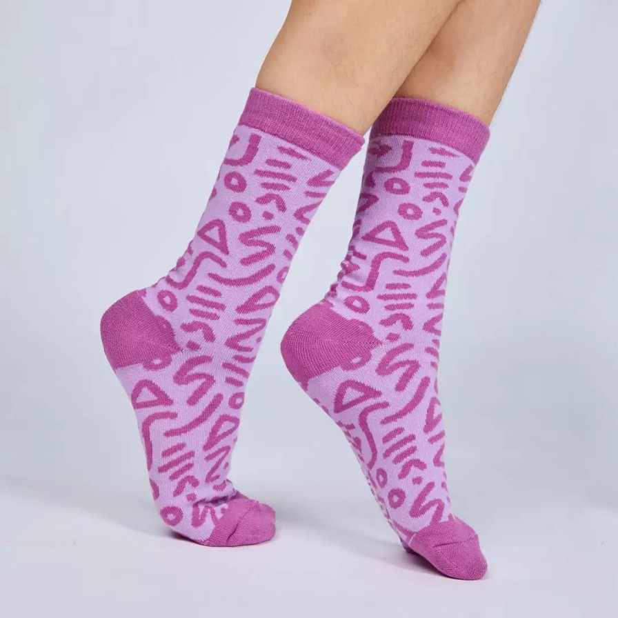 Accessories * | Mokuyobi Grape Jelly Zap Socks