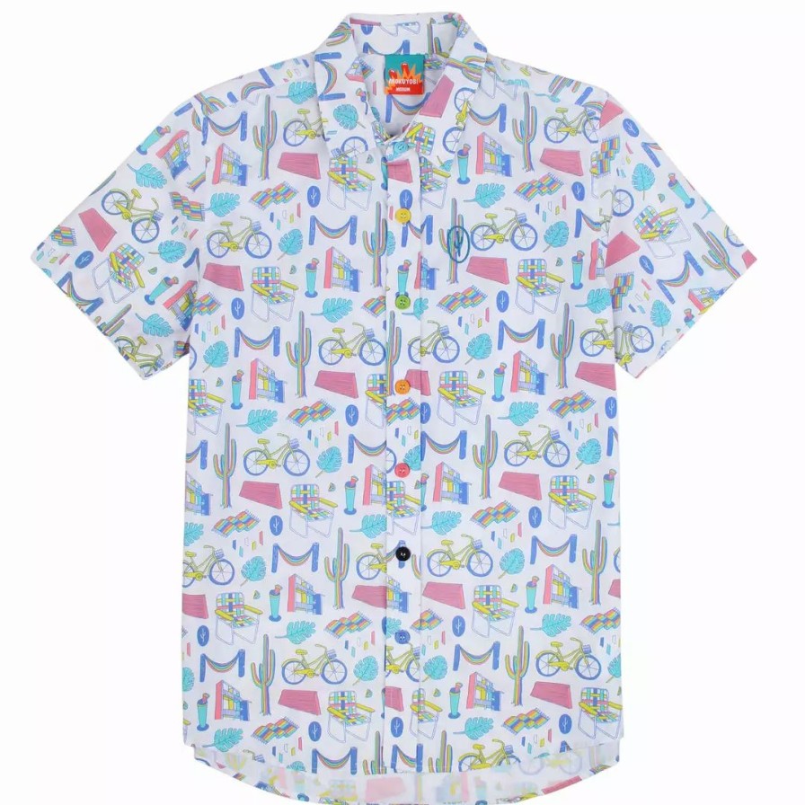 Apparel * | Mokuyobi Saguaro Vibes Button Up Shirt