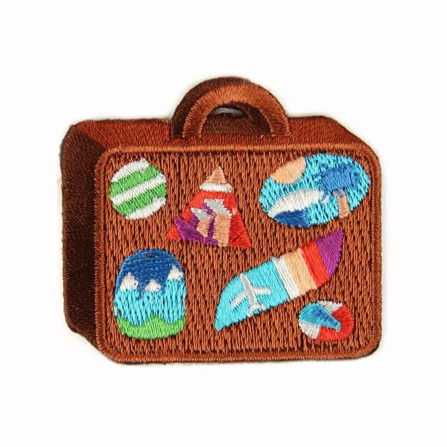 Accessories * | Mokuyobi Accessories Suitcase Embroidered Sticker