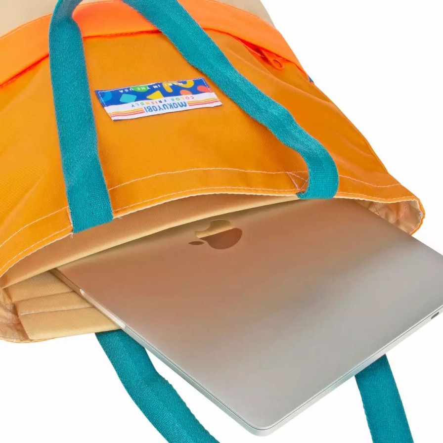 Bags * | Mokuyobi Heat Wave Laptop Handy Tote