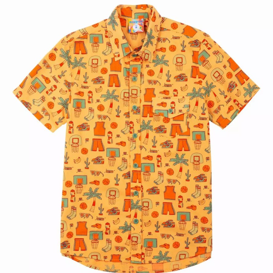 Apparel * | Mokuyobi Slam Dunk Paradise Button Up Shirt Apparel