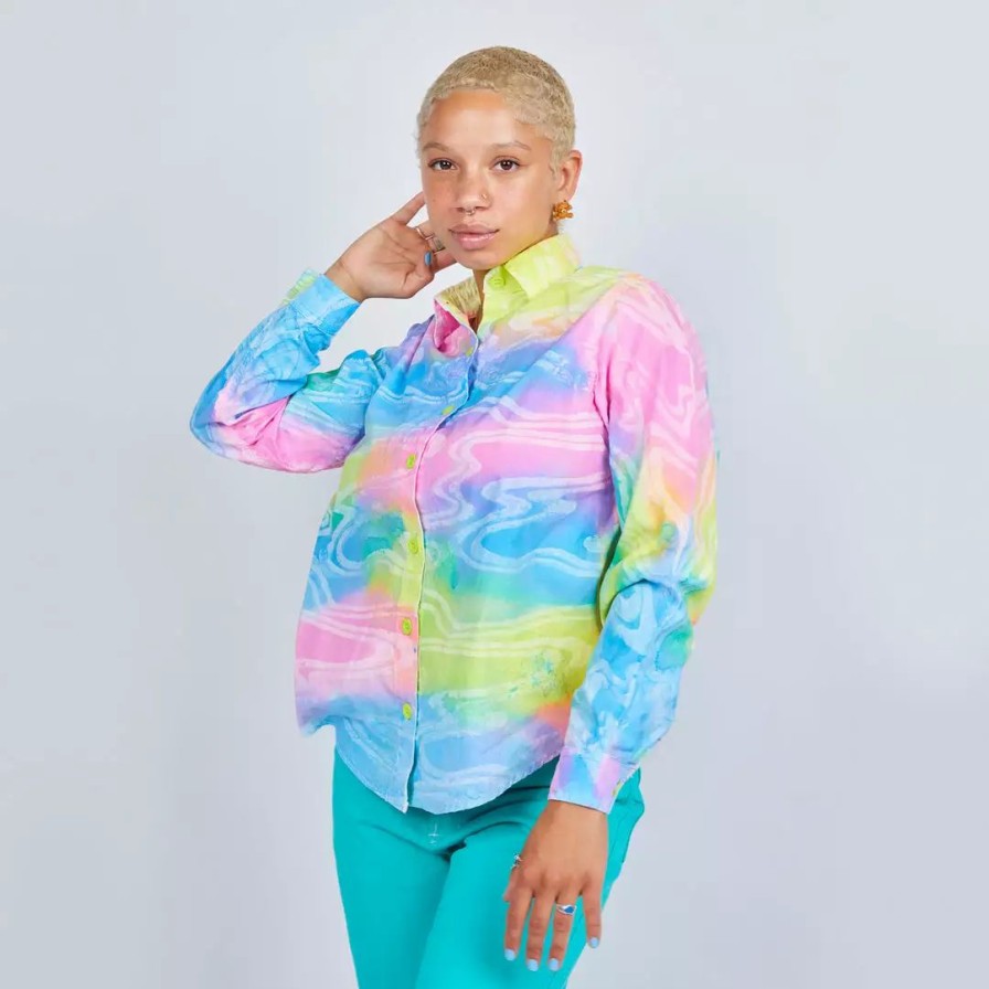 Apparel * | Mokuyobi Vibrant Vision Sadie Blouse