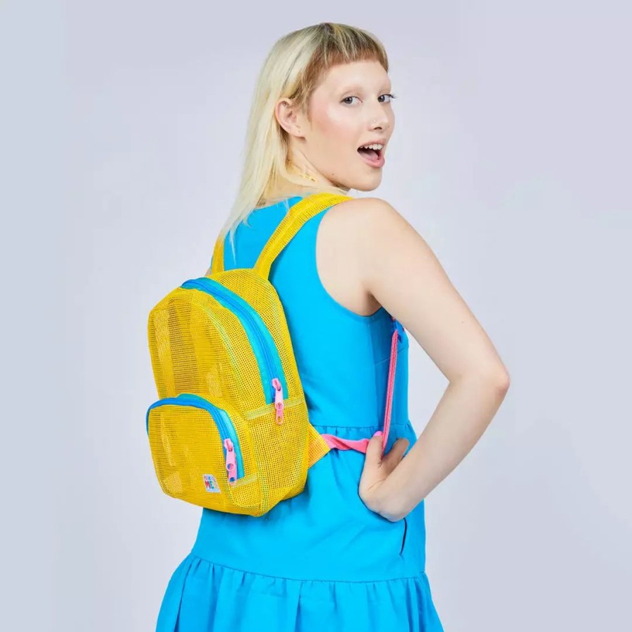 Bags * | Mokuyobi Bags Yolk Mesh Mini Backpack