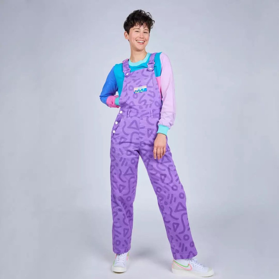 Apparel * | Mokuyobi Grape Jelly Zap Overalls