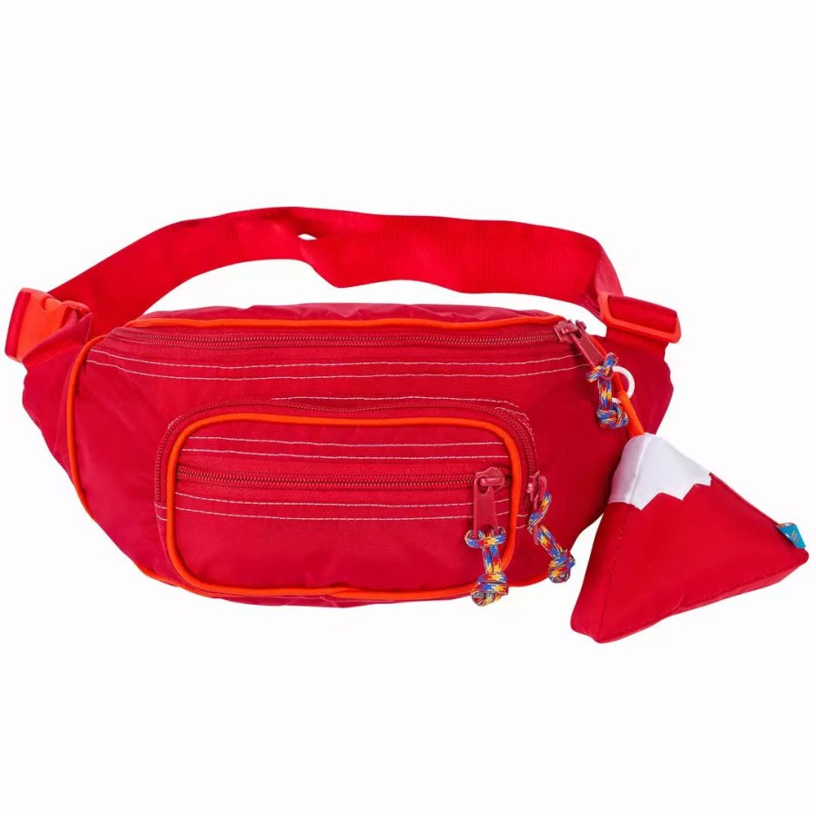 Bags * | Mokuyobi New Red Fanny Pack Sling